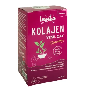 Lazika grönt te med kollagen - 18 tepåsar
