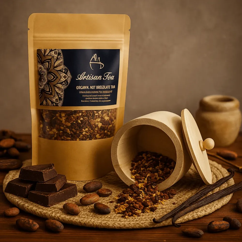 Ekologiskt varm choklad chai löst te, 50g