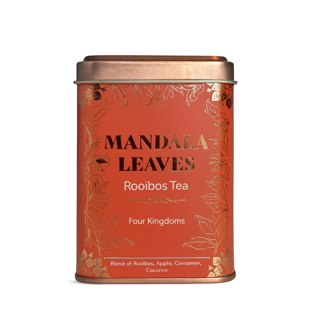 Four Kingdoms Koffeinfritt Rooibos Kanel Kokos Te 50g