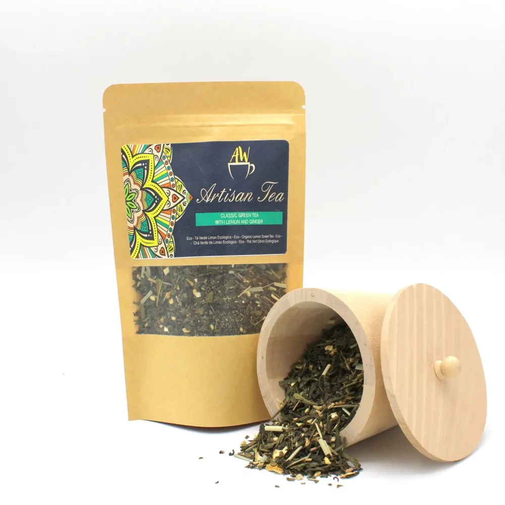 Grönt te med citron ekologiskt, 50g