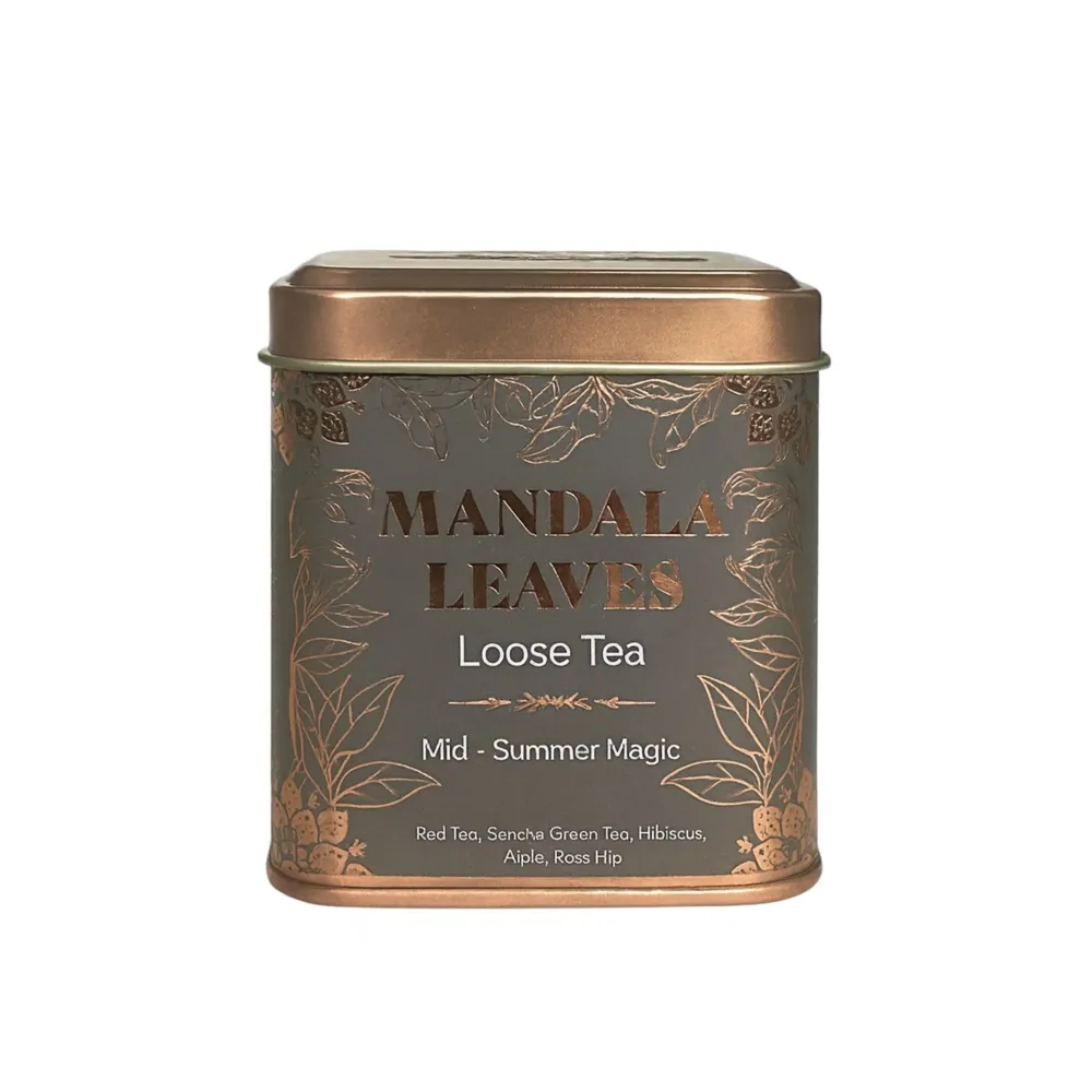 Midsommar Magi Pu-erh Sencha Hibiskus Löst Te