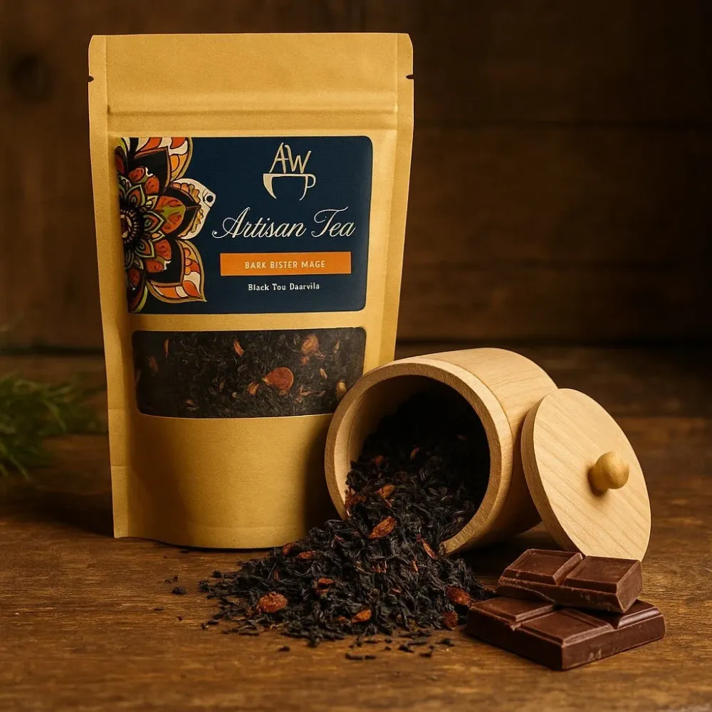 Svart te Brownie smak 50g