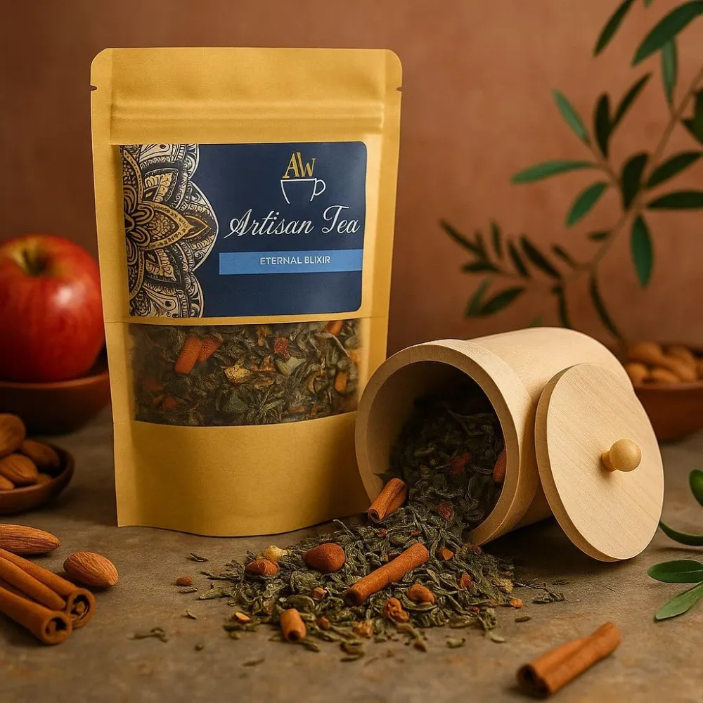 Vitt te Sencha Pai Mu Tan 50g
