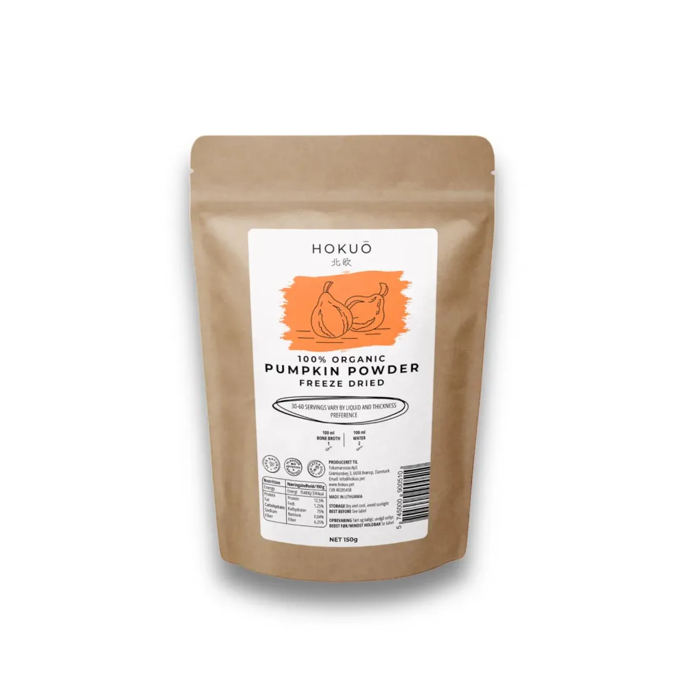 Hokuō® - Topper - Ekologiskt pumpapulver - 150 g