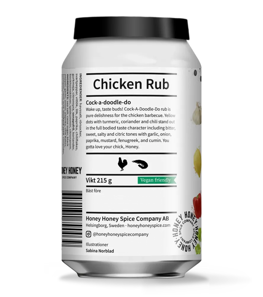 Honey Honey Cock--doodle-do Chicken Rub