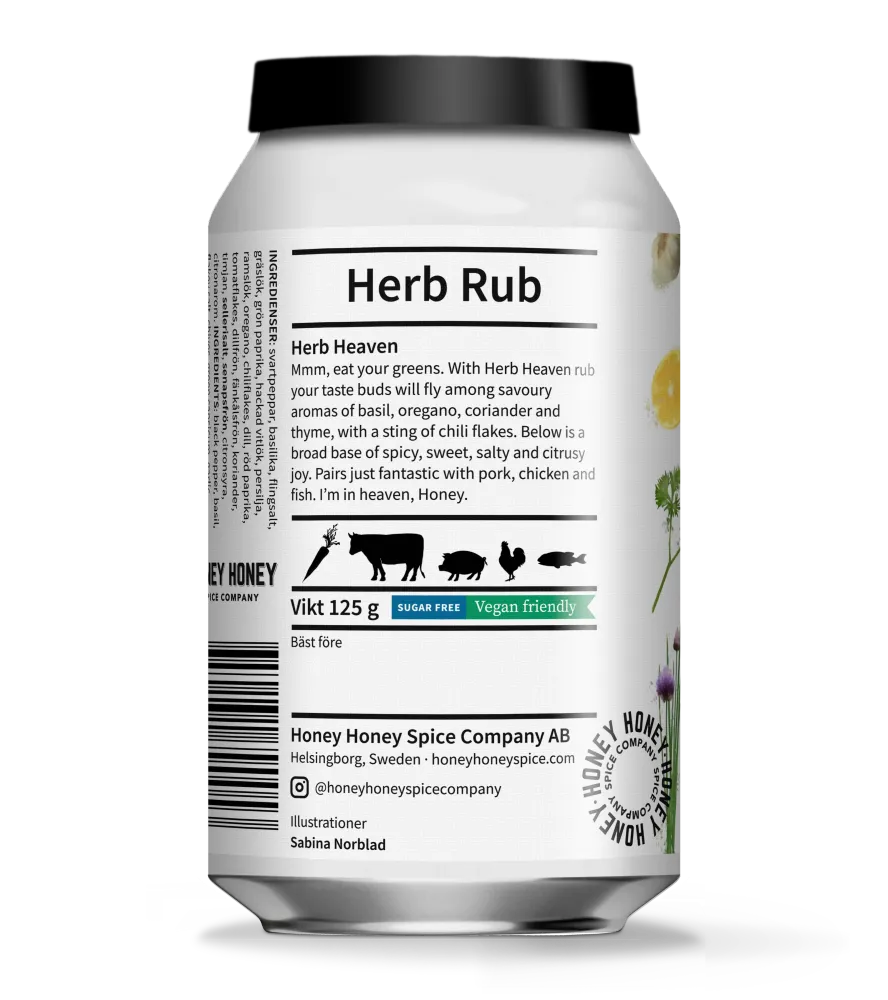 Honey Honey Herb Heaven Herb Rub