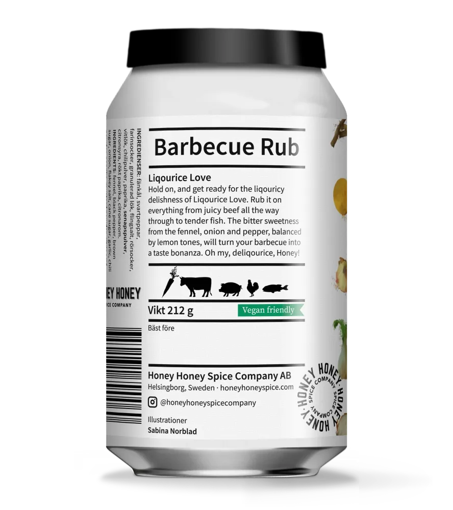 Honey Honey Liqourice Love Barbecue Rub