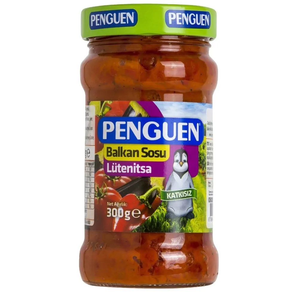 Penguen kryddig Lutenitsa sås