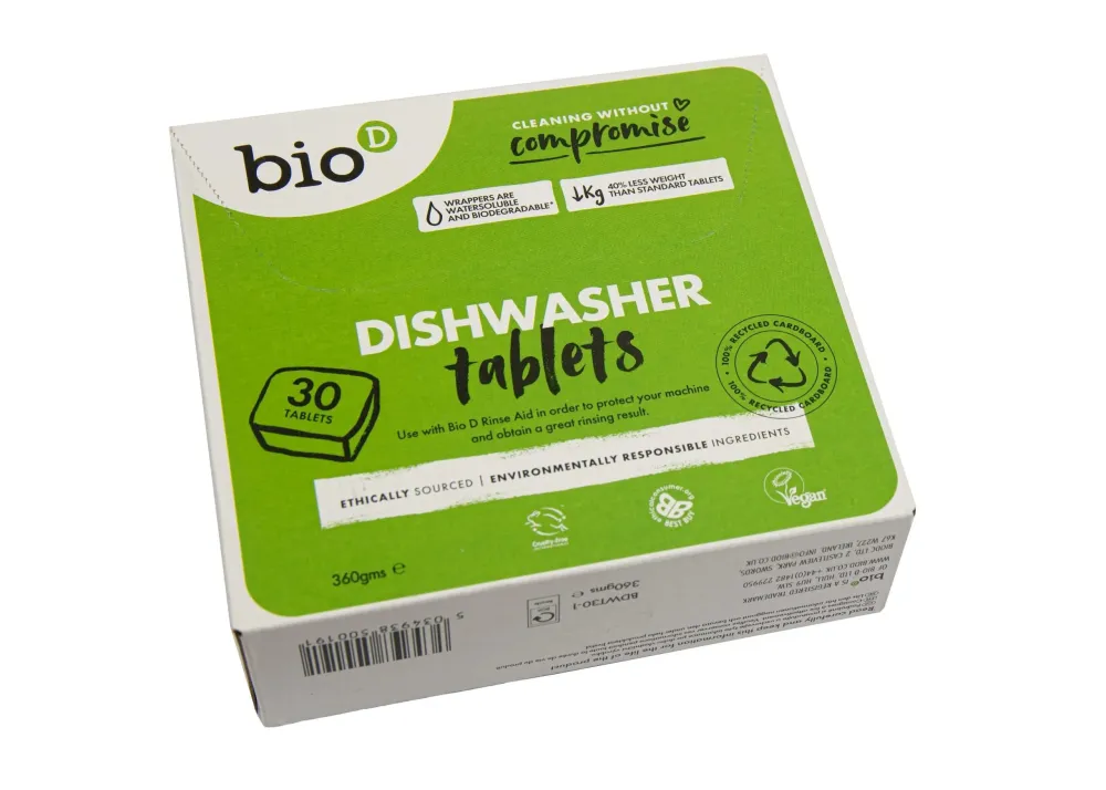 BIO-D - Miljövänligt Maskindiskmedel - 30 tabletter