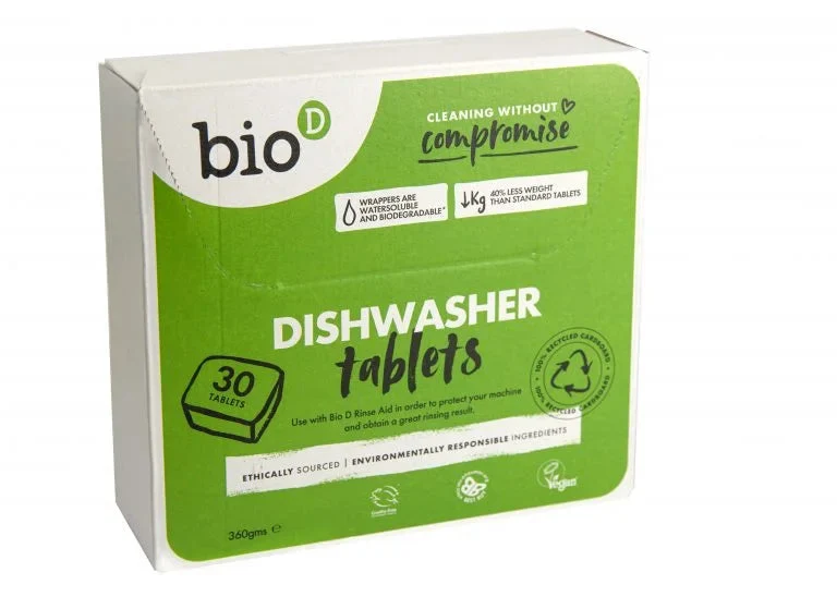 BIO-D - Miljövänligt Maskindiskmedel - 30 tabletter