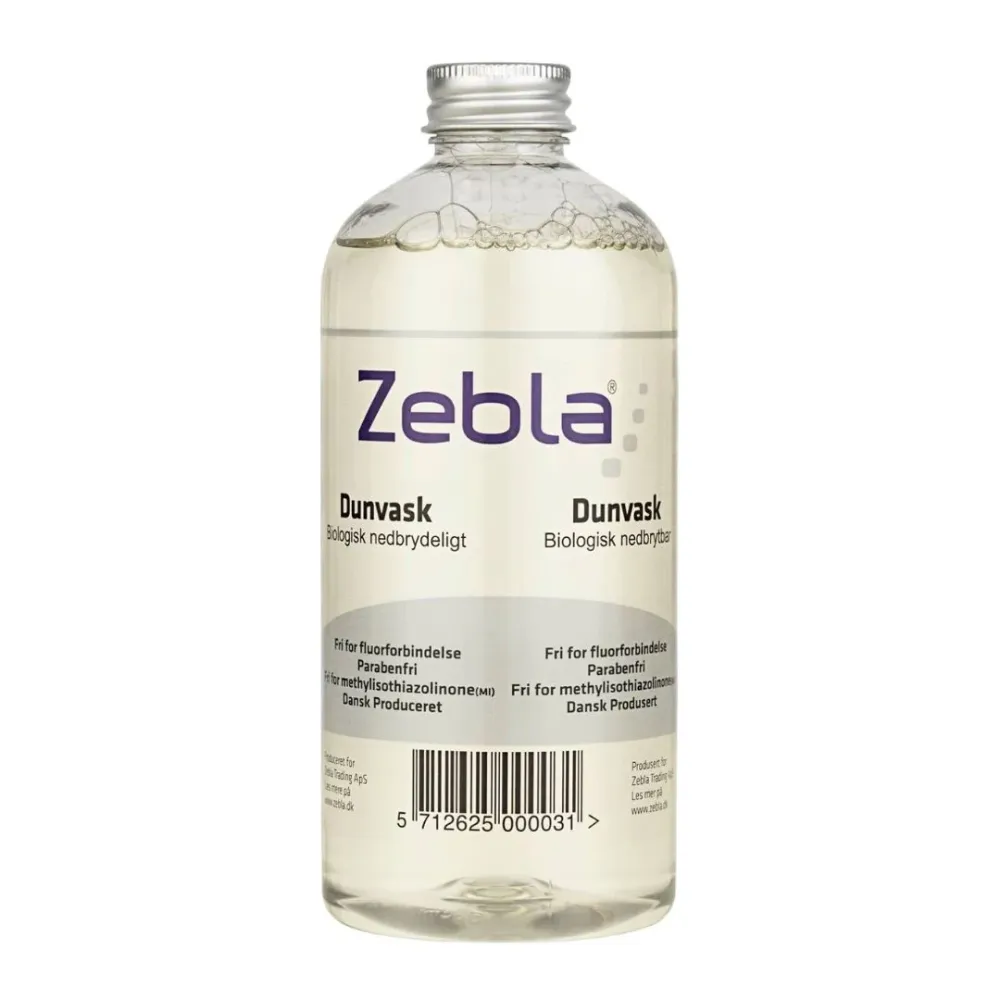 Zebla Dunvask - tvätt av dun - 500 ml