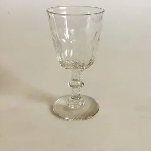Holmegaard Christian VIII Hvidvinsglas - 12 cm