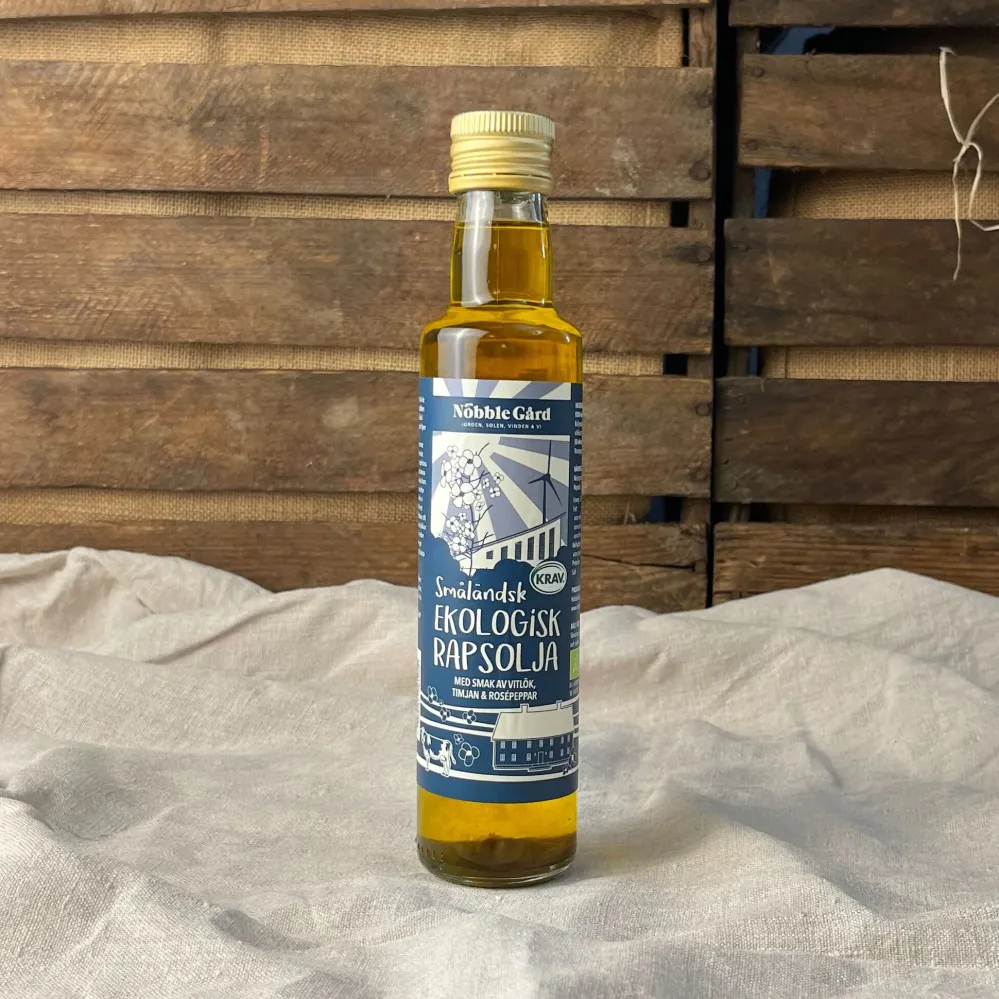 Kallpressad rapsolja timjan/vitlök EKO 25 cl