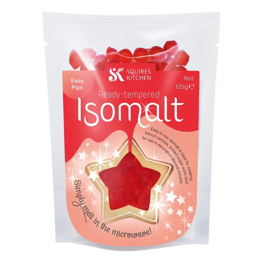 Isomalt Förtempererat Rött 125 g