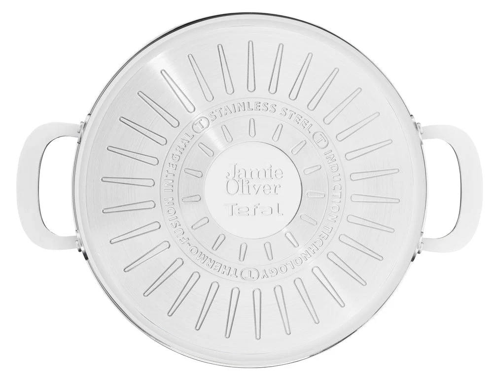 Tefal - Jamie Oliver Oundgänglig SS sautépanna 25 cm 3,2 L med lock