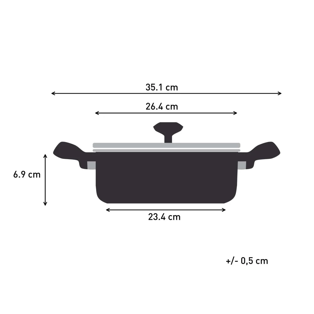 Tefal - Jamie Oliver Oundgänglig SS sautépanna 25 cm 3,2 L med lock