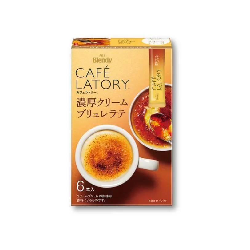 AGF Blendy Cafe Latory Stick Creme Brulee Latte - 6 bitar