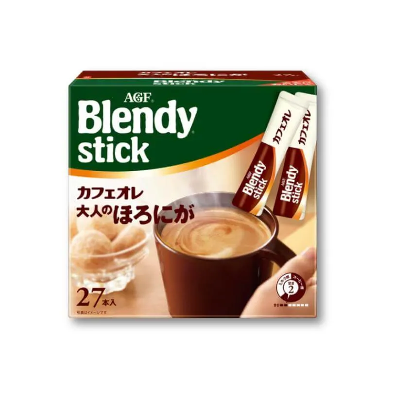 AGF Blendy Stick Cafe Au Lait Adult Bittersweet (Snabbkaffe) 24 bitar