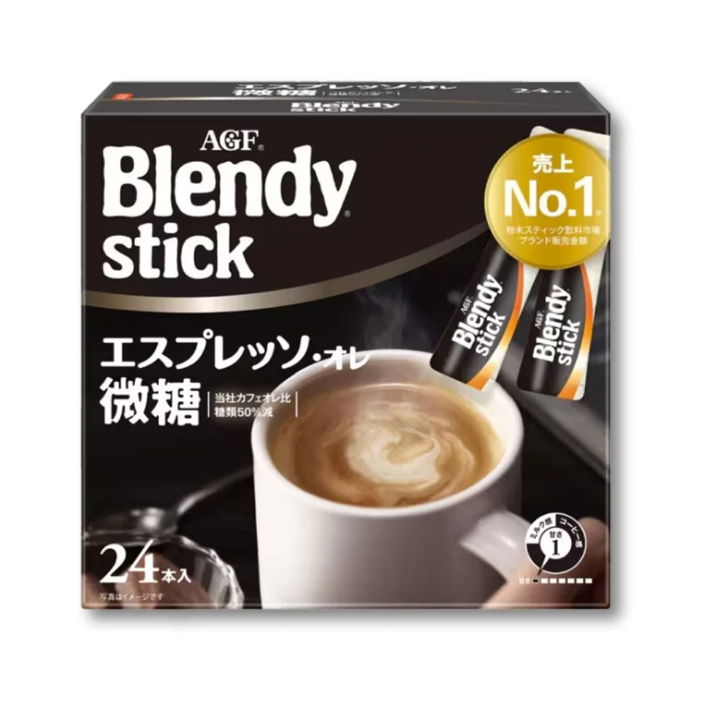 AGF Blendy Stick Espresso / Ore Sugar (Snabbkaffe) 24 bitar