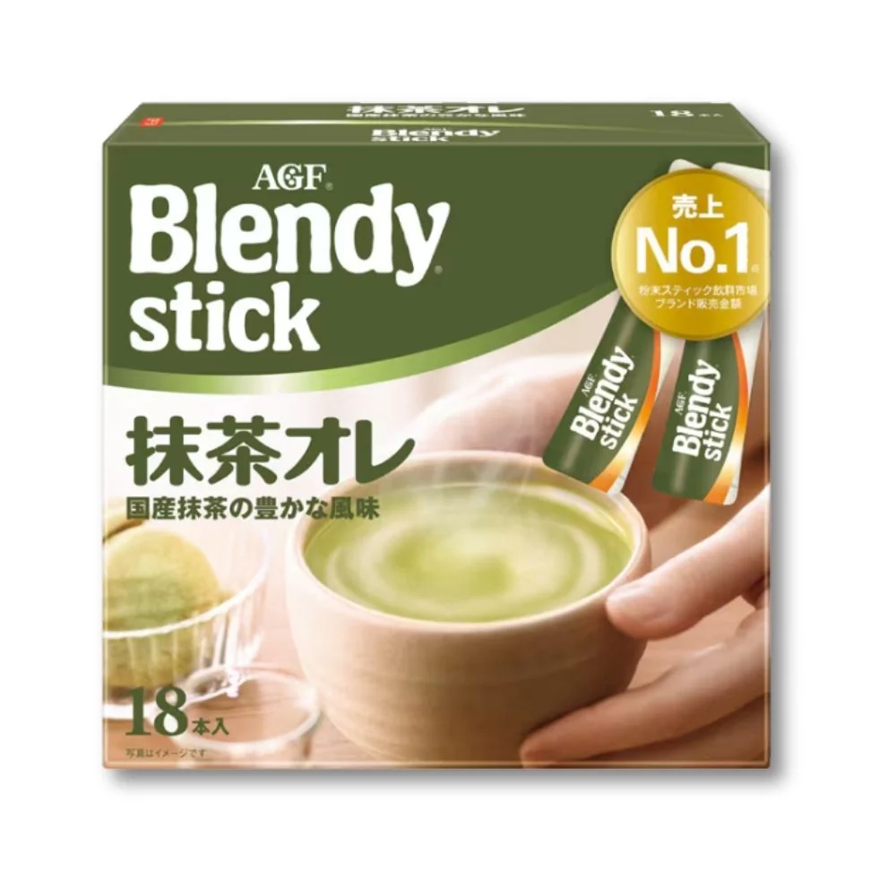 AGF Blendy Stick Matcha Au Lait (Matchate) 18 bitar