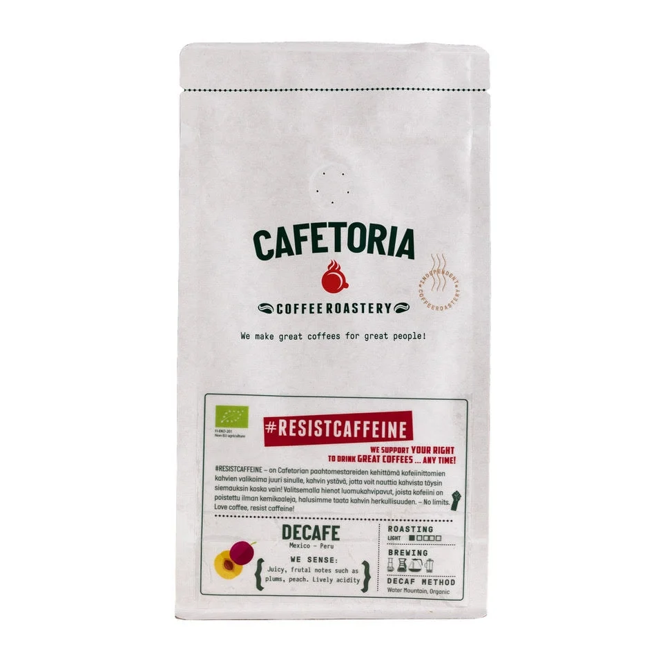 Decafe kofeinfritt kaffe, 250 g