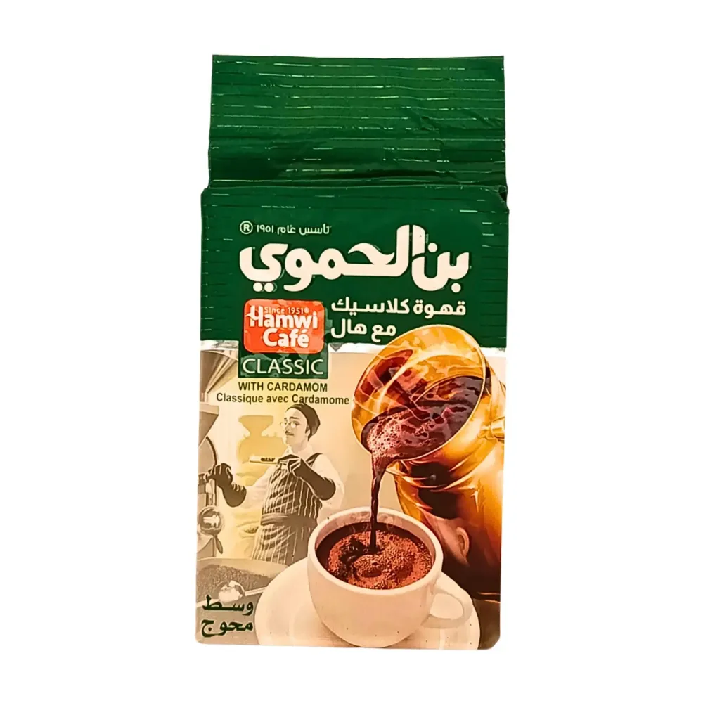 Kaffe Hamwi Kardemumma Grön 180g – En smakresa från Mellanöstern i varje kopp