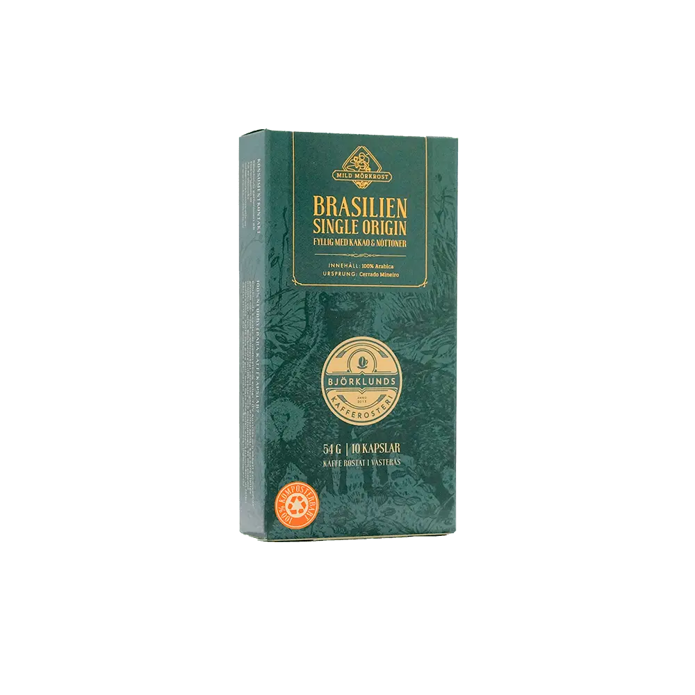 Brasilien Single Origin Kaffekapslar