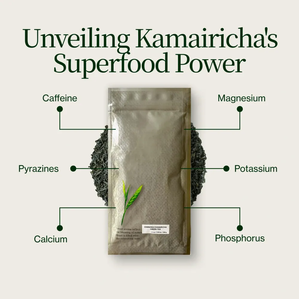 Chanoka Kamairicha Loose Leaf Green Tea