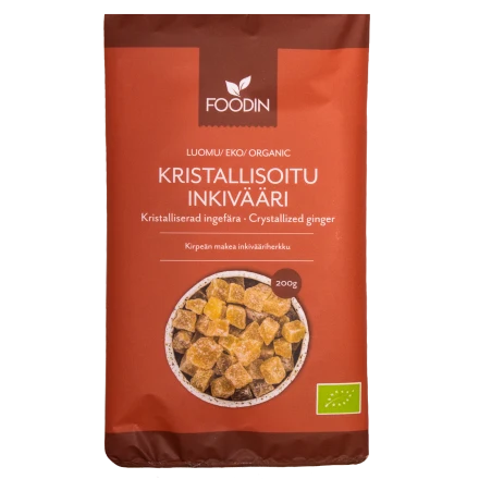 Kristalliserad ingefära, 200 g