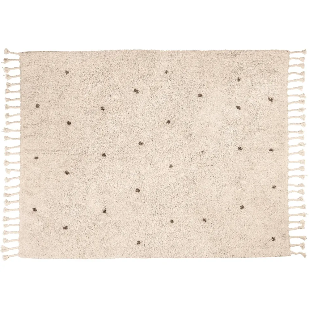 KAS Kopenhagen Natural/Brown Dots Slim Rug 120X160