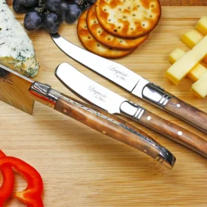 Knivar FunNordic Laguiole Hâws Ostset 3 delar + Tapasbricka