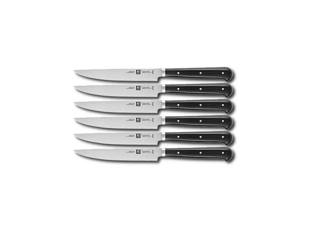 ZWILLING Köttknivar STEAK ORDNA, 6 st, svart, Zwilling