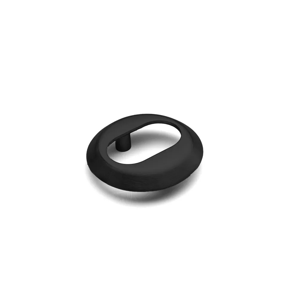 Cylinderring, matt midnight (RAL 9005), passar bl.. till Arne Jacobsen dörrgrepp • d line 8