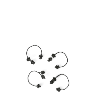 Forest Napkin Rings - Place 4 - Black Brass