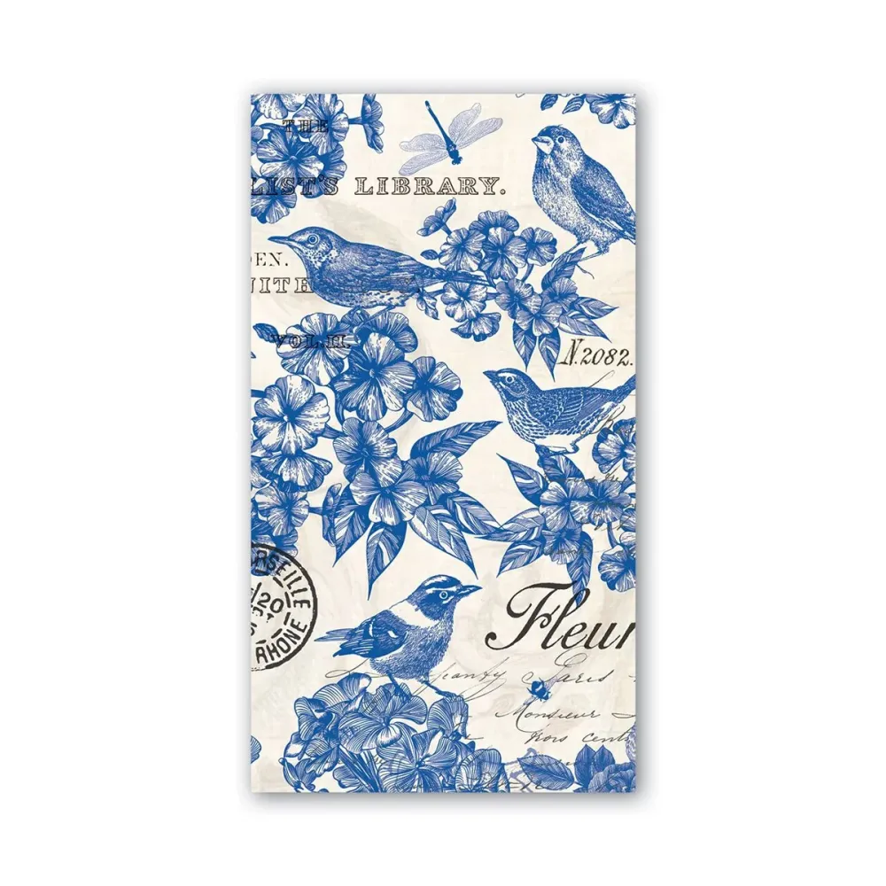 Paper Napkin Indigo Bomullstyg