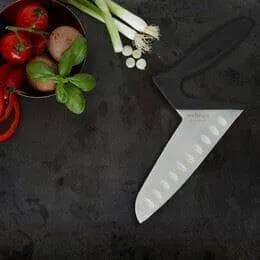 Ergonomisk grönsakskniv, mjuk touch. - Unik lyxig design. 4 färger. Order här! Svart