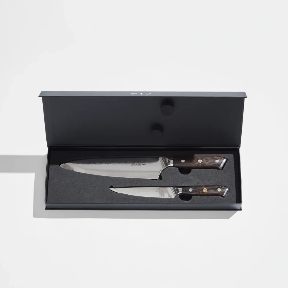 Knivar FunNordic Kockkniv 32 cm + Universalkniv 24 cm Wengé
