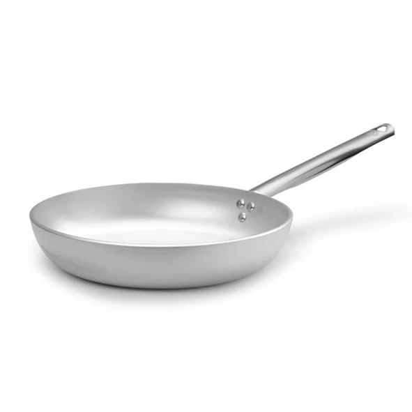Aluminium stekpanna rfr handtag D28cm