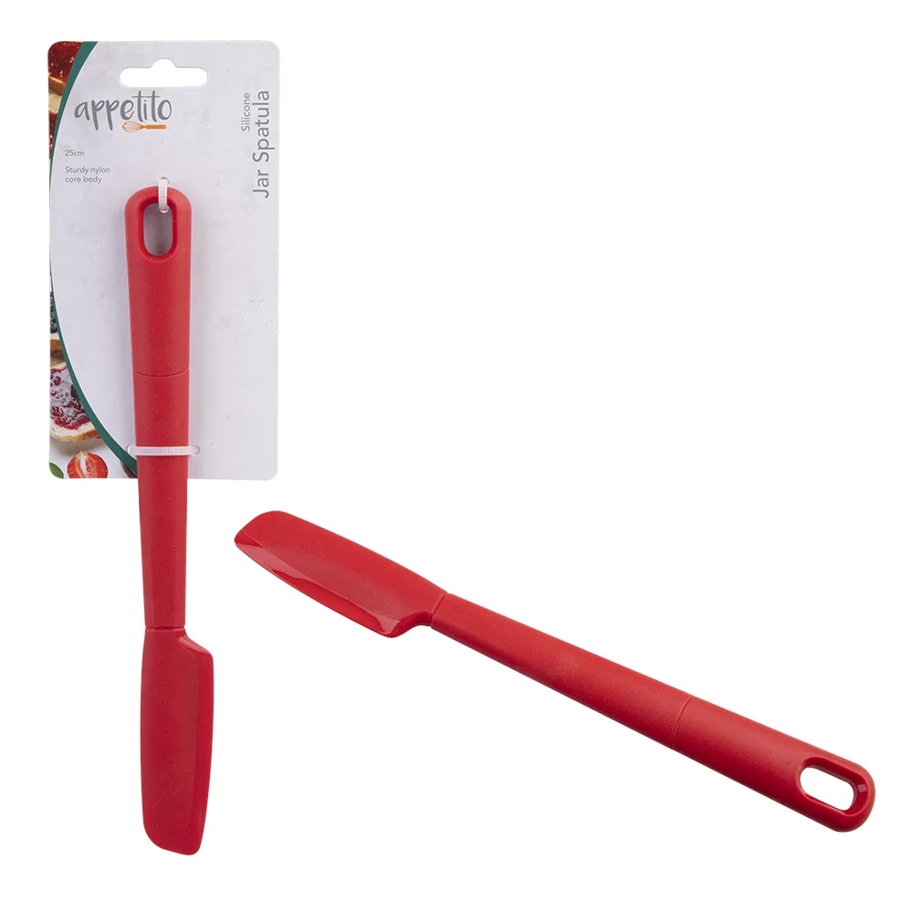 Appetito Silicone Jar Spatula 25cm (röd)