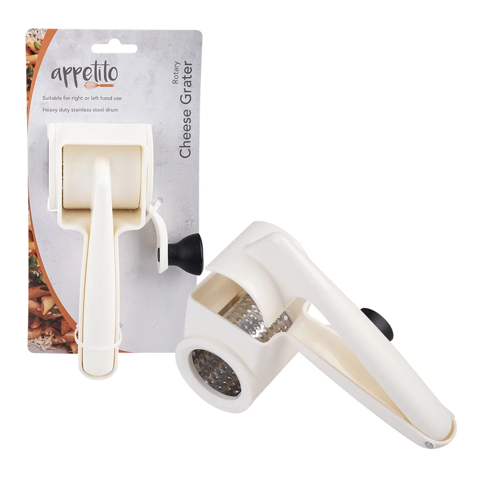 Appetito Rotary Cheese Grater (vit/svart)
