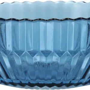 ARCHIE Glass Bowl 16cm cornflower