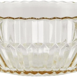ARCHIE Glass Bowl 16cm ginger gold