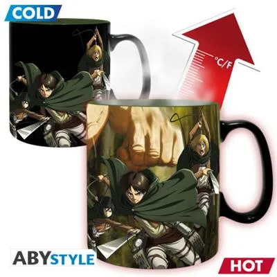 ATTACK ON TITAN - Mug Heat Change - 460 ml - TitanS3 - Kartong