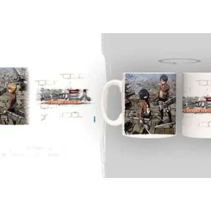 Attack on Titan Trio Mug - Inspirerad av Din Favorit Anime