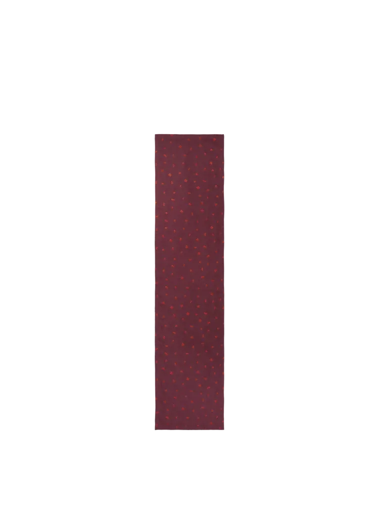 Baies Table Runner - Dark Grape/Picante Red