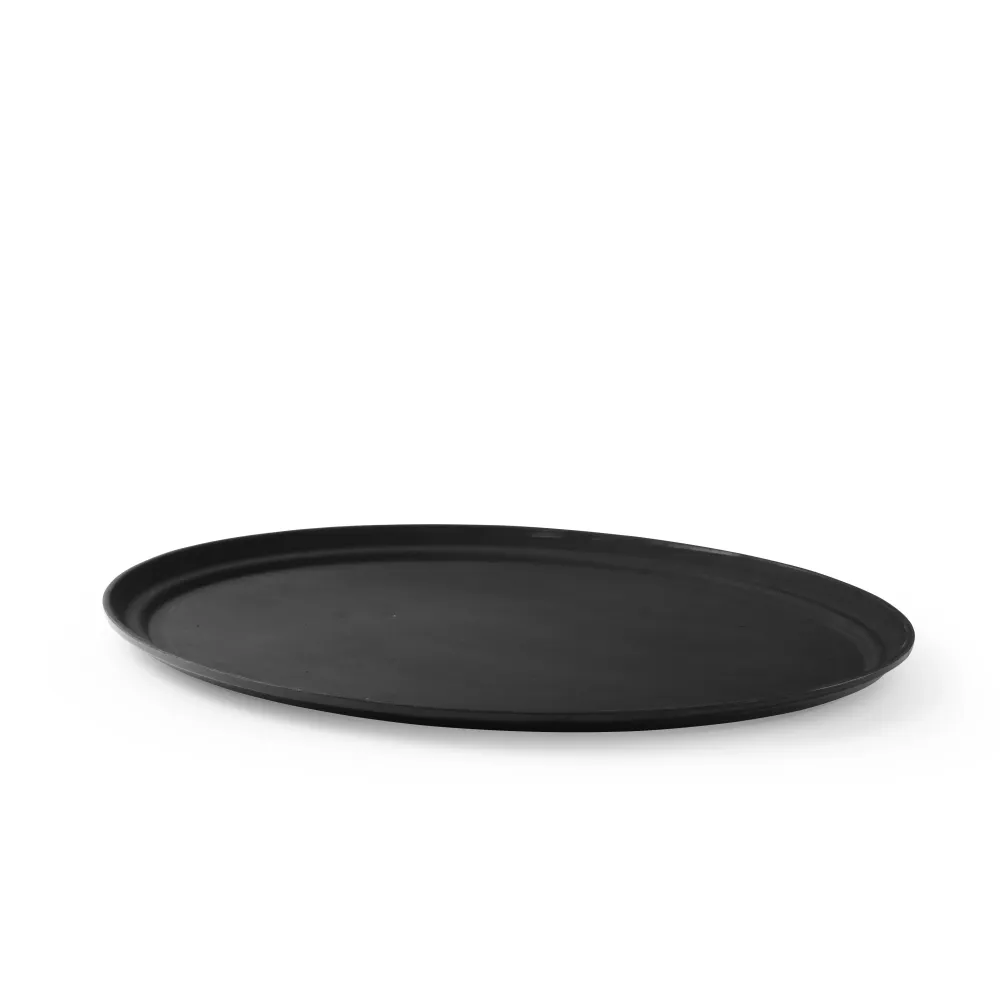 Barbricka Oval 56x67,5cm svart