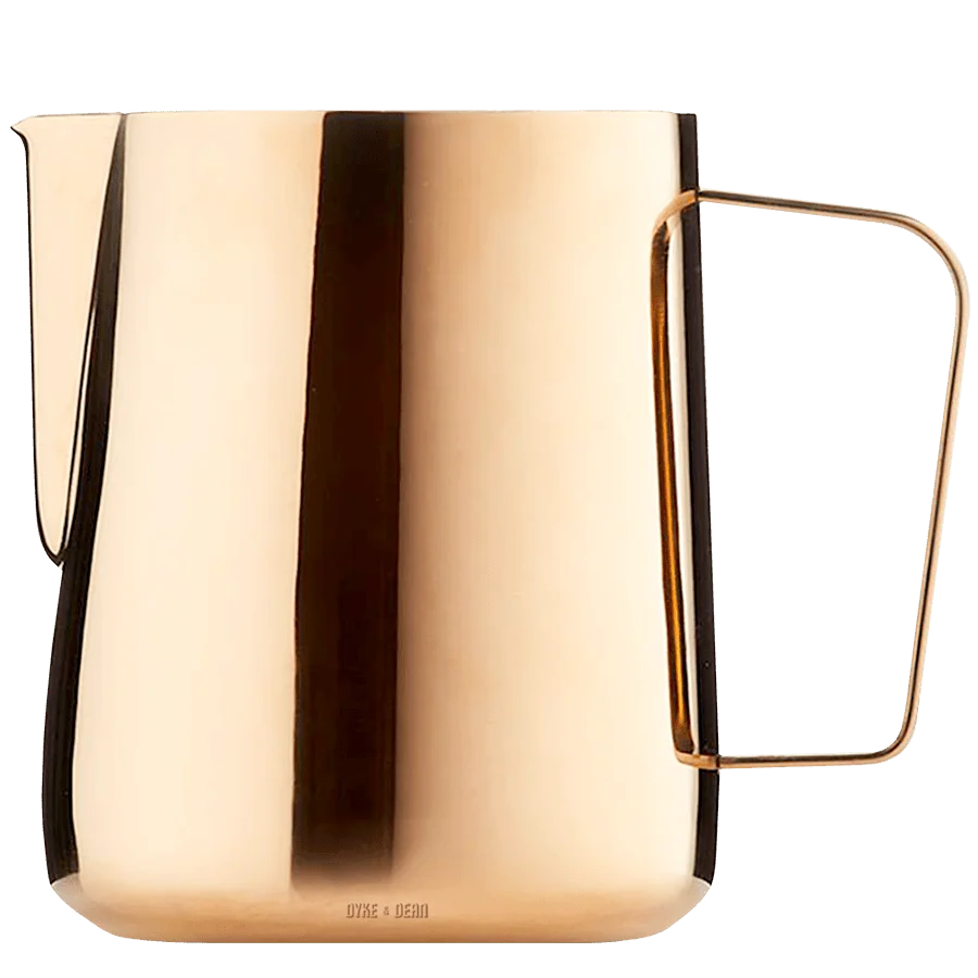 GULD KAFFE MJÖLK SKUMMAKANNA & KANNA 600ML BARISTA & CO