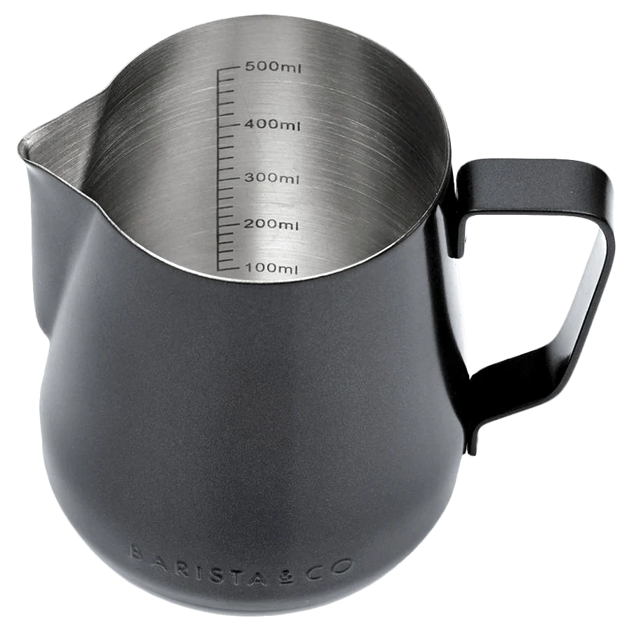 SVART KAFFE MJÖLK SKUMNINGKANNA & KANNA 600ML BARISTA & CO