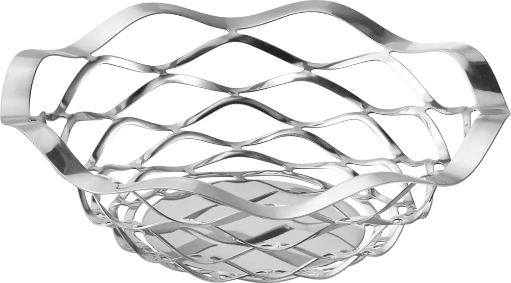 Basket silver 18cm