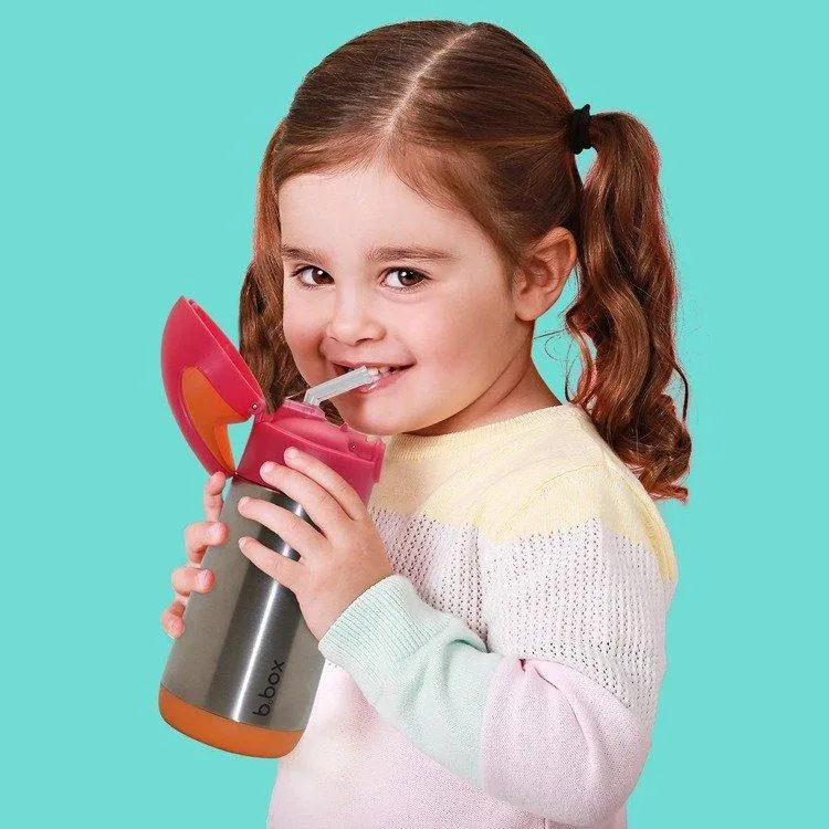 B.box termoflaska för barn Strawberry Shake 350 ml